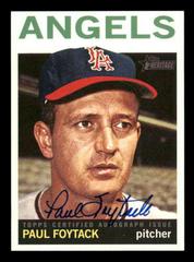 Paul Foytack Baseball Cards 2013 Topps Heritage Real One Autographs Prices