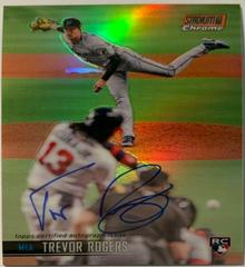 Trevor Rogers [Orange Refractor] #SCCBA-TR Baseball Cards 2021 Stadium Club Chrome Autographs Prices