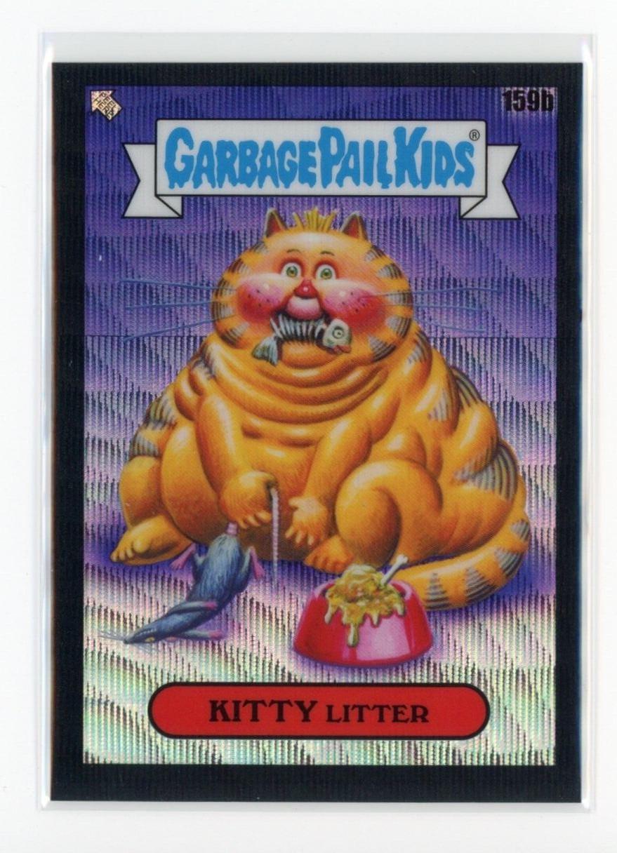 KITTY LITTER [Black Wave] #159b 2021 Garbage Pail Kids Chrome