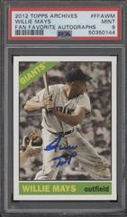 Willie Mays Baseball Cards 2012 Topps Archives Fan Favorite Autographs Prices