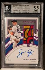 Spencer Strider [Patch Autograph Pink] #146 Baseball Cards 2022 Panini Immaculate Prices
