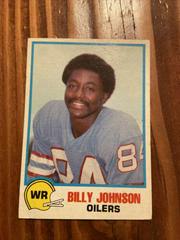Billy Johnson Football Cards 1978 Topps Holsum Prices
