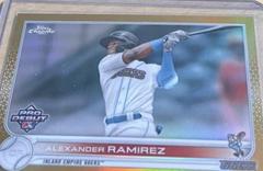 Alexander Ramirez [Gold Refractor] Baseball Cards 2022 Topps Pro Debut Chrome Prices