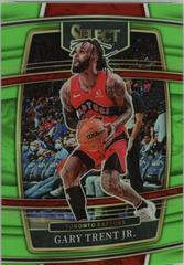 Gary Trent Jr. [Neon Green Prizm] Basketball Cards 2021 Panini Select Prices