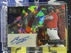 Rafael Devers [Cracked Ice] Baseball Cards 2022 Panini Select Moon Shot Signatures Prices