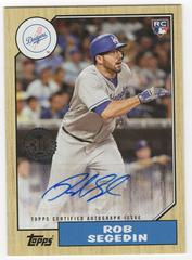 Rob Segedin Baseball Cards 2017 Topps Update 1987 Autographs Prices
