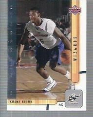 Kwame Brown Basketball Cards 2001 Upper Deck Prices