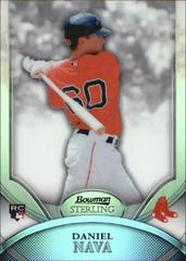 Daniel Nava [Gold Refractor] Baseball Cards 2010 Bowman Sterling Prices