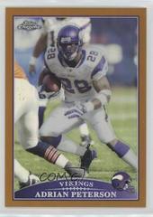 Adrian Peterson [White Jersey Copper Refractor] #TC28 Football Cards 2009 Topps Chrome Prices