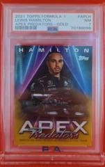 Lewis Hamilton [Gold] #AP-LH Racing Cards 2021 Topps Formula 1 Apex Predators Prices