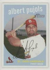 Albert Pujols [Black Back] #150 Baseball Cards 2008 Topps Heritage Prices