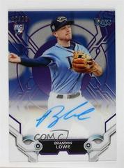 Brandon Lowe [Purple] #BL Baseball Cards 2019 Topps High Tek Autographs Prices