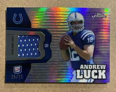 Andrew Luck [Passing Purple Refractor] Football Cards 2012 Topps Chrome Prices