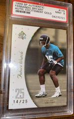 Fernando Bryant [Excitement Gold] #115 Football Cards 1999 SP Authentic Prices