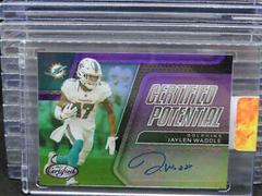 Jaylen Waddle [Purple] Football Cards 2022 Panini Certified Potential Signatures Prices