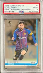 Lionel Messi [Running] Soccer Cards 2018 Topps Chrome UEFA Champions League Prices