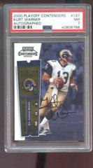 Kurt Warner [Autograph] #197 Football Cards 2000 Playoff Contenders Prices