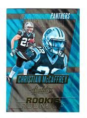 Christian McCaffrey #34 Football Cards 2017 Panini Absolute Rookie Roundup Prices