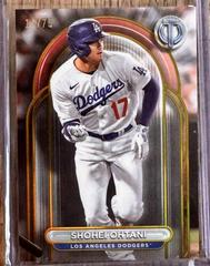Shohei Ohtani [Gold] Baseball Cards 2024 Topps Tribute Prices