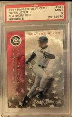 Derek Jeter [Platinum Red] #141 Baseball Cards 1997 Pinnacle Totally Certified Prices