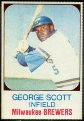 George Scott [Hand Cut] #26 Baseball Cards 1975 Hostess Twinkies Prices