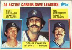 AL Active Career [Save Leaders] #718 Baseball Cards 1984 Topps Prices