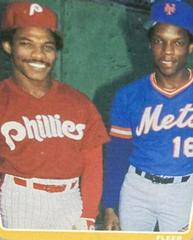 NL Rookie Phenoms [D. Gooden, J. Samuel] #634 Baseball Cards 1985 Fleer Prices