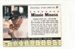 Minnie Minoso [Hand Cut] #25 Baseball Cards 1961 Post Cereal Prices