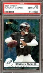 Donovan Mcnabb Football Cards 2001 Topps Finest Prices