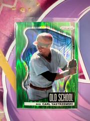 Carl Yastrzemski [Forest Green Flash Prizm] #OS-8 Baseball Cards 2022 Panini Prizm Old School Prices
