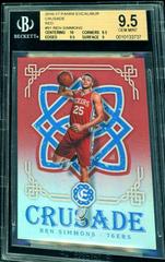 Ben Simmons [Red] Basketball Cards 2016 Panini Excalibur Crusade Prices