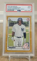 Jasson Dominguez [Gold] #BP-8 Baseball Cards 2020 Bowman Paper Prospects Prices