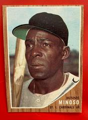 Minnie Minoso #28 Baseball Cards 1962 Topps Prices