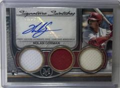Nolan Gorman Baseball Cards 2023 Topps Museum Collection Signature Swatches Triple Relic Prices