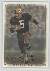 Paul Hornung #67 Football Cards 2008 Upper Deck Masterpieces Prices