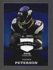 Adrian Peterson [Jersey Blue] #62 Football Cards 2008 Bowman Sterling Prices