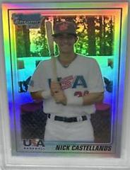 Nick Castellanos [Refractor] #BC2 Baseball Cards 2010 Bowman Chrome 18U USA Baseball Prices