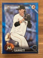 Braxton Garrett [Blue] #BD-10 Baseball Cards 2016 Bowman Draft Prices