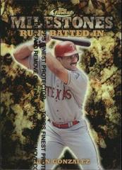Juan Gonzalez Baseball Cards 1999 Finest Milestones Prices