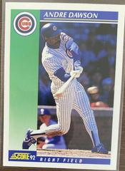 Andre Dawson #75 Baseball Cards 1992 Score Prices