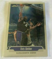 Chris Webber Basketball Cards 1999 Topps Chrome Prices