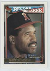 Dave Winfield [Winner] #5 Baseball Cards 1992 Topps Gold Prices
