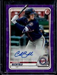 Andrew Bechtold [Purple] #PA-AB Baseball Cards 2020 Bowman Paper Prospect Autographs Prices