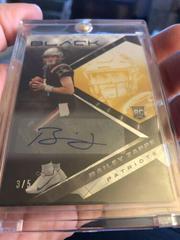 Bailey Zappe [Autograph Gold] Football Cards 2022 Panini Black Prices