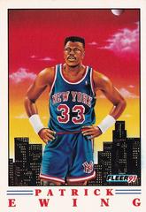 Patrick Ewing #4 Basketball Cards 1991 Fleer Pro Visions Prices