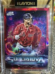 Xander Bogaerts [Red Flare] Baseball Cards 2022 Topps Cosmic Chrome Supernova Prices