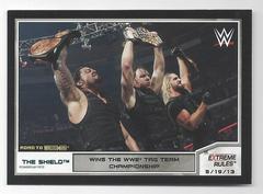 The Shield [Blue] Wrestling Cards 2014 Topps WWE Road to Wrestlemania Prices