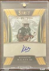 Kenneth Walker III [Gold] #RS-KWA Football Cards 2022 Panini Select Draft Picks Rookie SIgnatures Prices