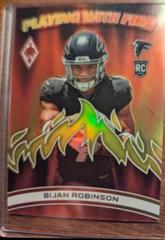 Bijan Robinson [Gold] #PWF-3 Football Cards 2023 Panini Phoenix Playing with Fire Prices