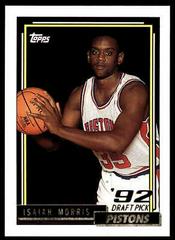 Isaiah Morris #386 Basketball Cards 1992 Topps Gold Prices